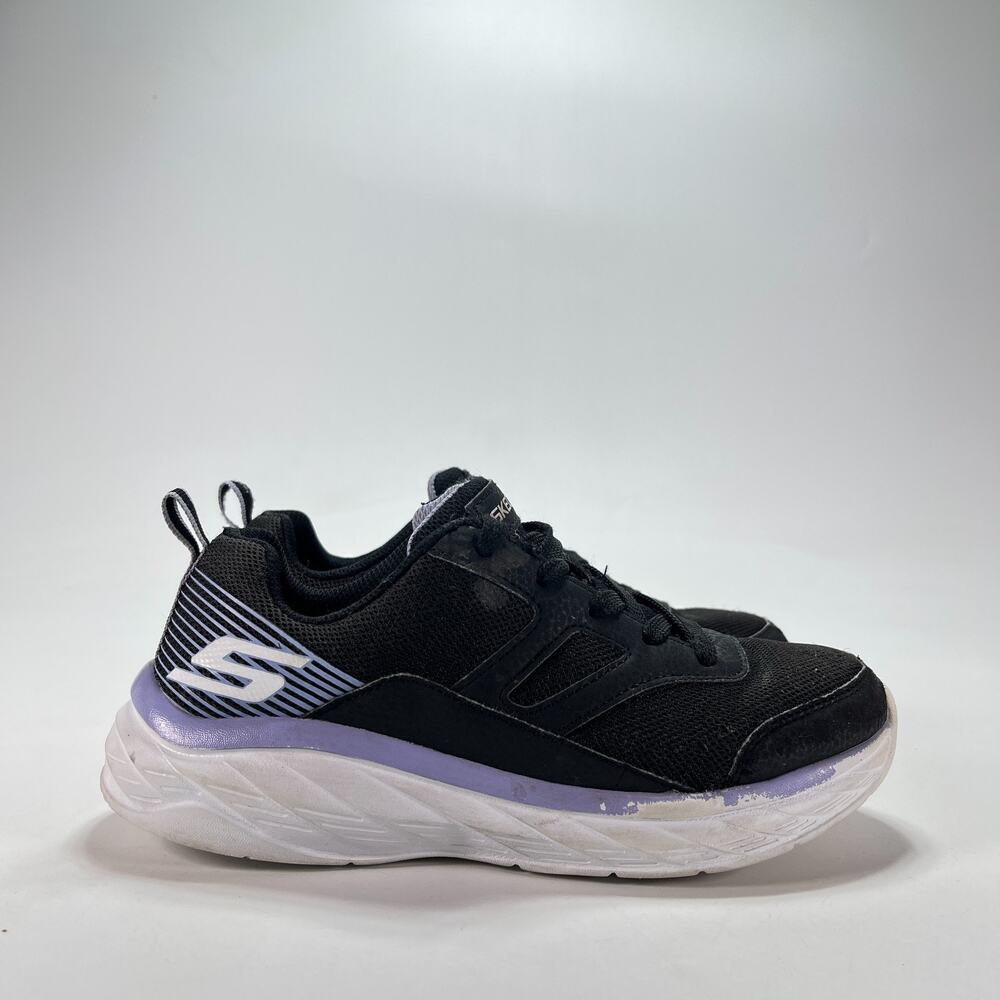 Skechers Boundless Unmatched Speed Black Lavender Sneakers 303556L Youth Size 3